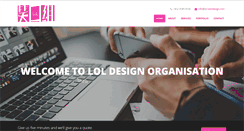Desktop Screenshot of lol-webdesign.com